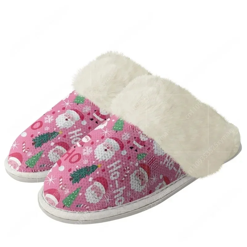 Men'S Shoes Lightweight - Christmas Santa Claus HOHO Plush Slippers