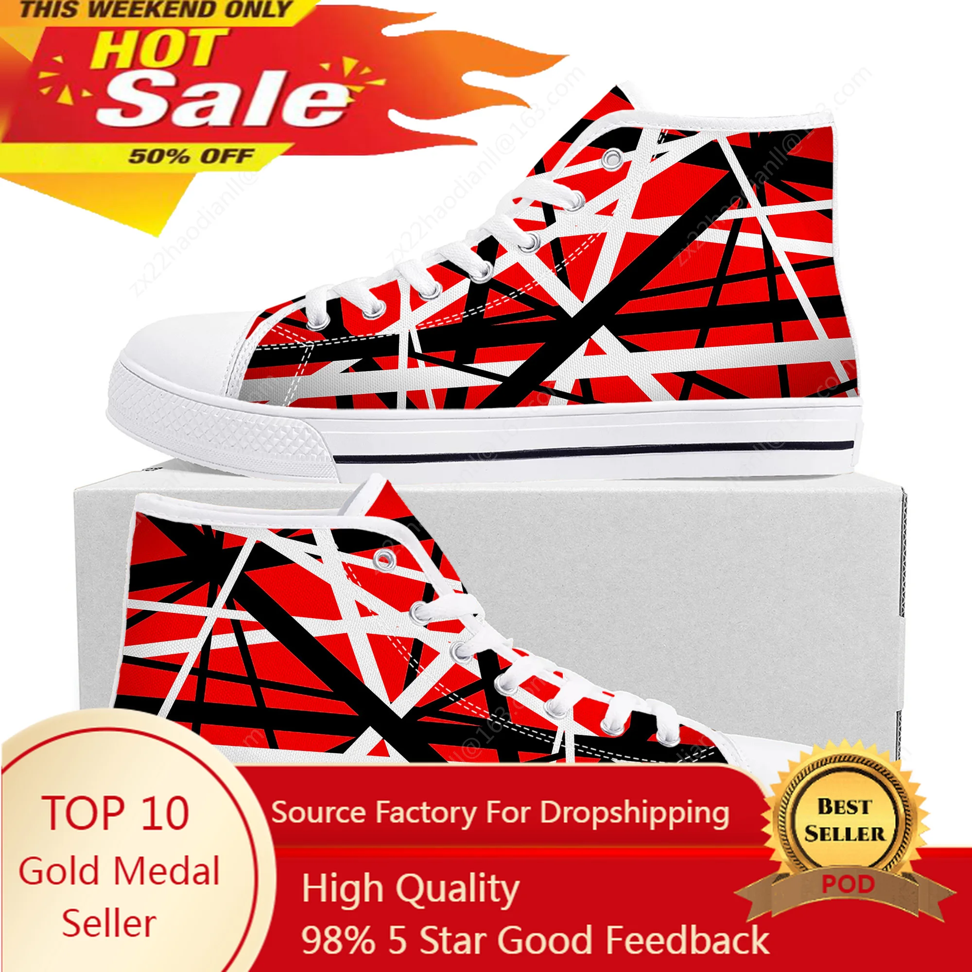 Canvas Sneaker High - Van Evh 5150 Stripes Halen High
