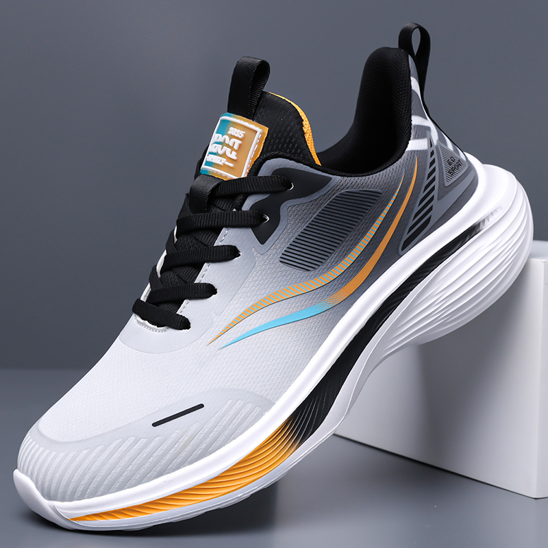 Men'S Shoes For Gym - Men's Fashion Sneakers Breathable Comfortable Lightweight