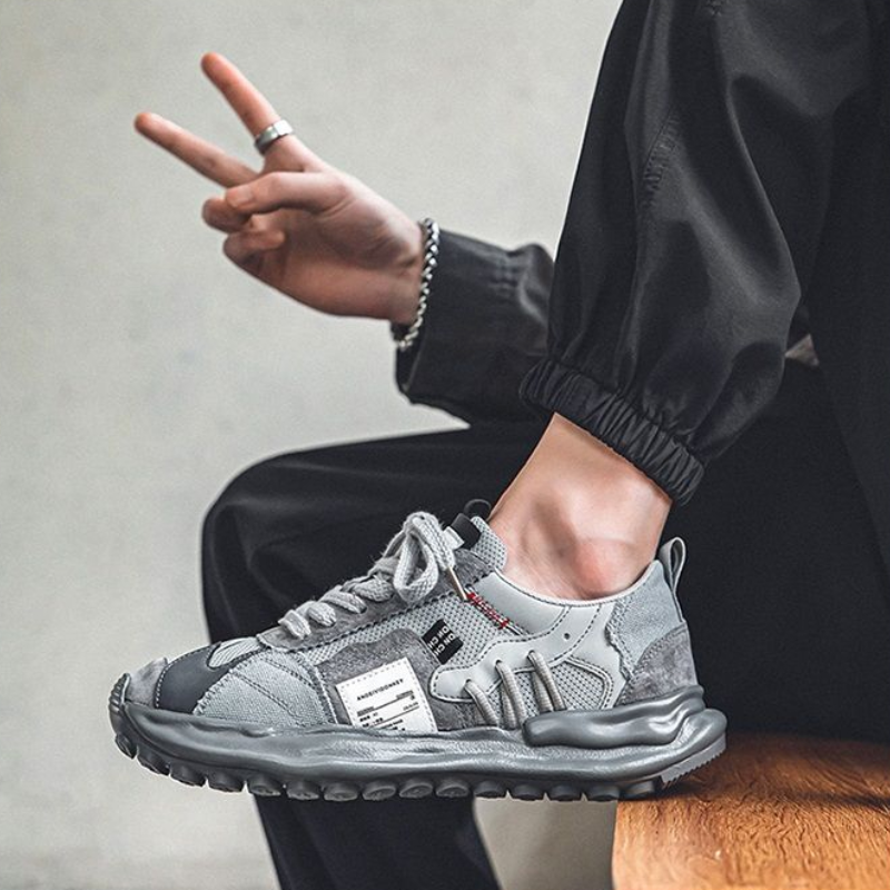Men Shoes Clearance - Mesh Man Casual Sneaker Running Thick