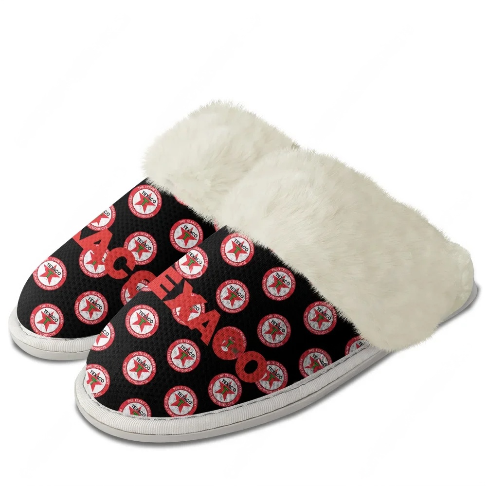 Men'S Shoes Lightweight - Texaco Plush Slippers Keep Warm Shoes