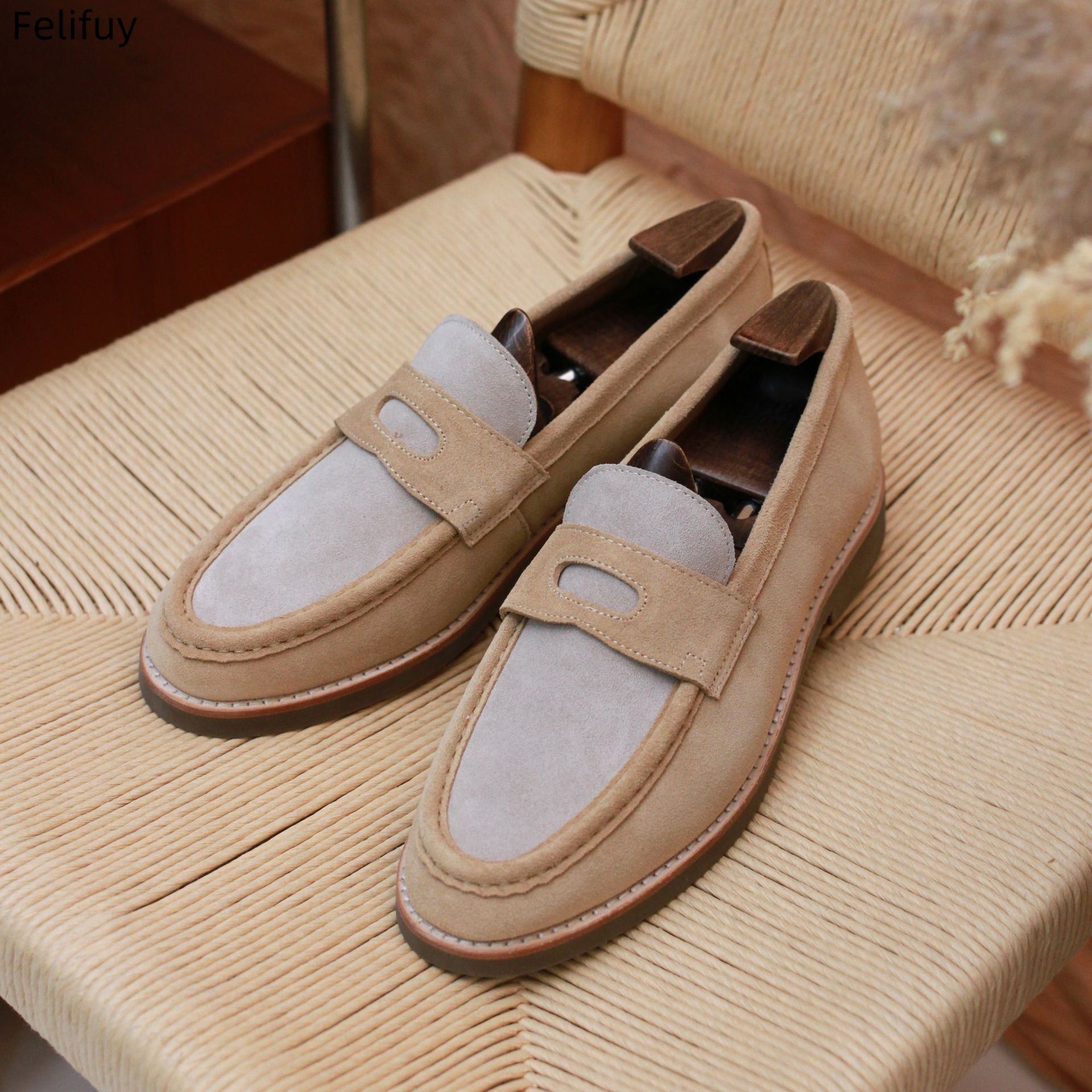 New Italian Kinds Men Genuine  - Men Shoes Kinds avaliação e preço