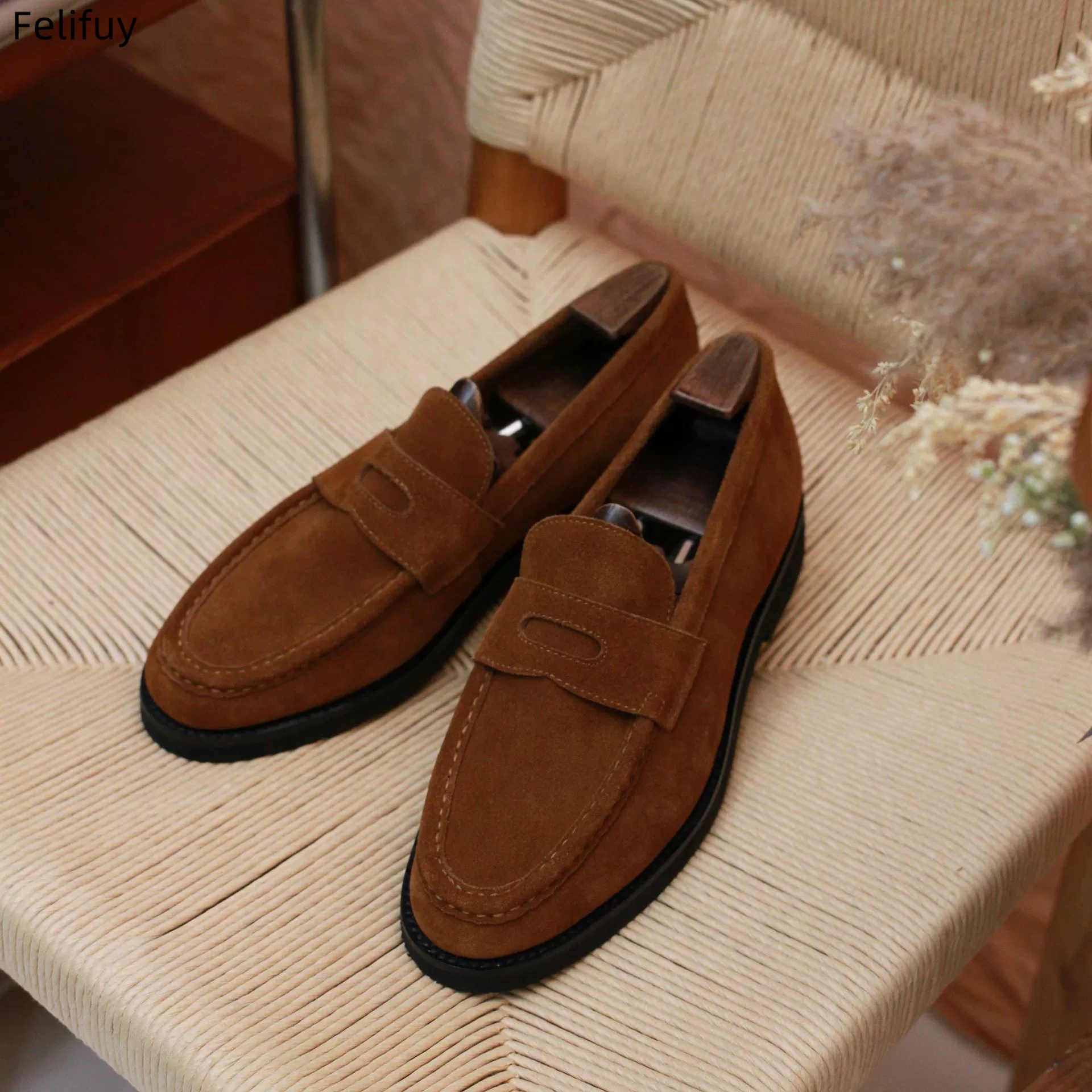 New Italian Kinds Men Genuine  - Men Shoes Kinds avaliação e preço