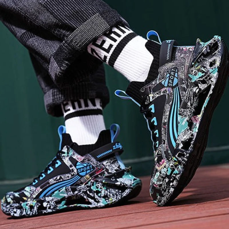 Print Running Male Sports Shoe - Men Shoes Clearance avaliação e preço