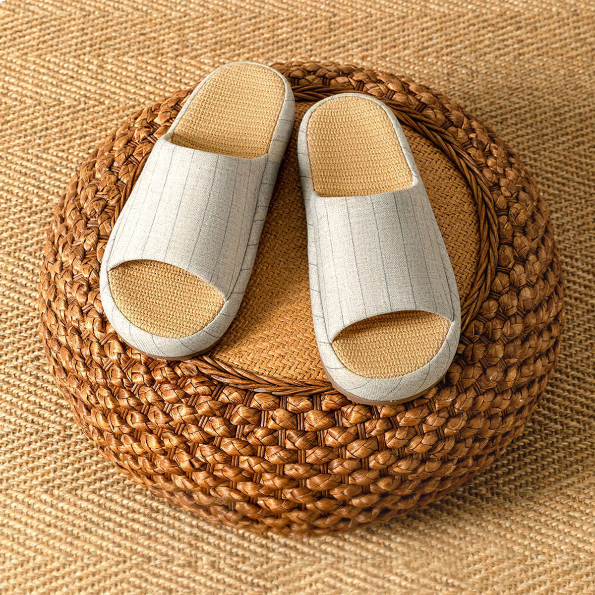Summer Women Home Slippers Lin - Men Shoes Size To Women avaliação e preço