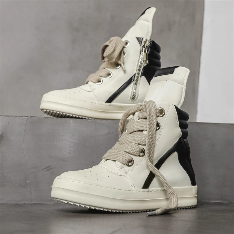 Men Casual Luxury Sneakers Str - Men'S Shoes To Increase Height avaliação e preço