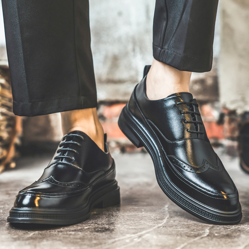 Men's Height Increasing Leathe - Men'S Shoes To Increase Height avaliação e preço