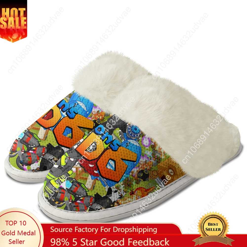 Bloons TD6 Plush Slippers Keep - Men'S Shoes Lightweight avaliação e preço