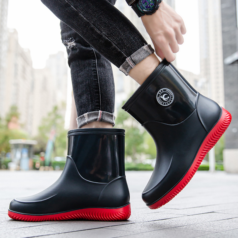 Men's Mid-calf Rain Boots. 202 - Men'S Shoes Water Resistant avaliação e preço