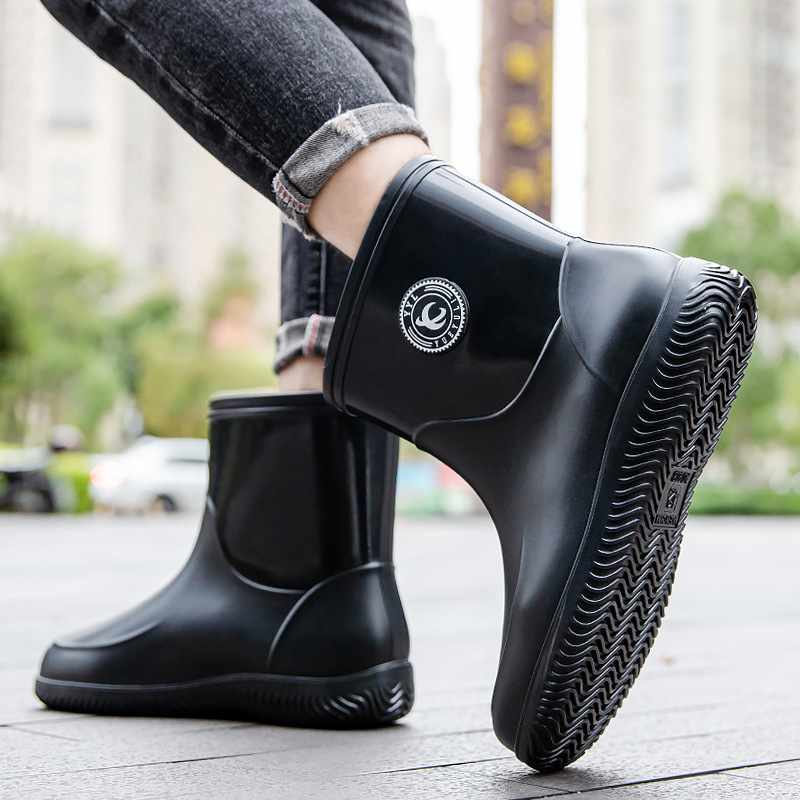Men's Mid-calf Rain Boots. 202 - Men'S Shoes Water Resistant avaliação e preço