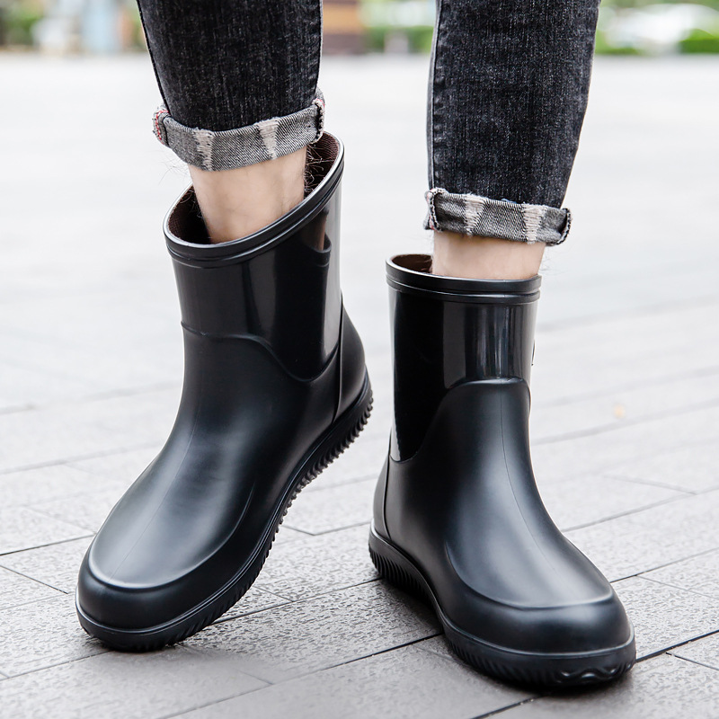Men's Mid-calf Rain Boots. 202 - Men'S Shoes Water Resistant avaliação e preço