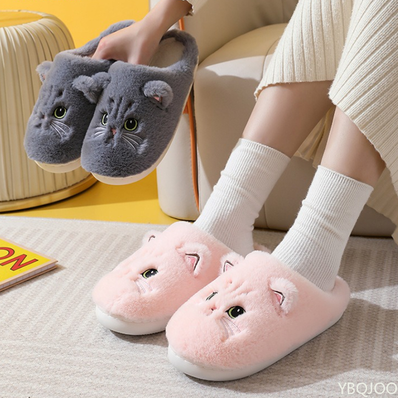 New Autumn Winter Cotton Slipp - Men Shoes Size To Women avaliação e preço