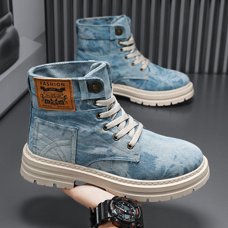 Spring High Top Mens Shoes 202 - Canvas Sneaker High avaliação e preço