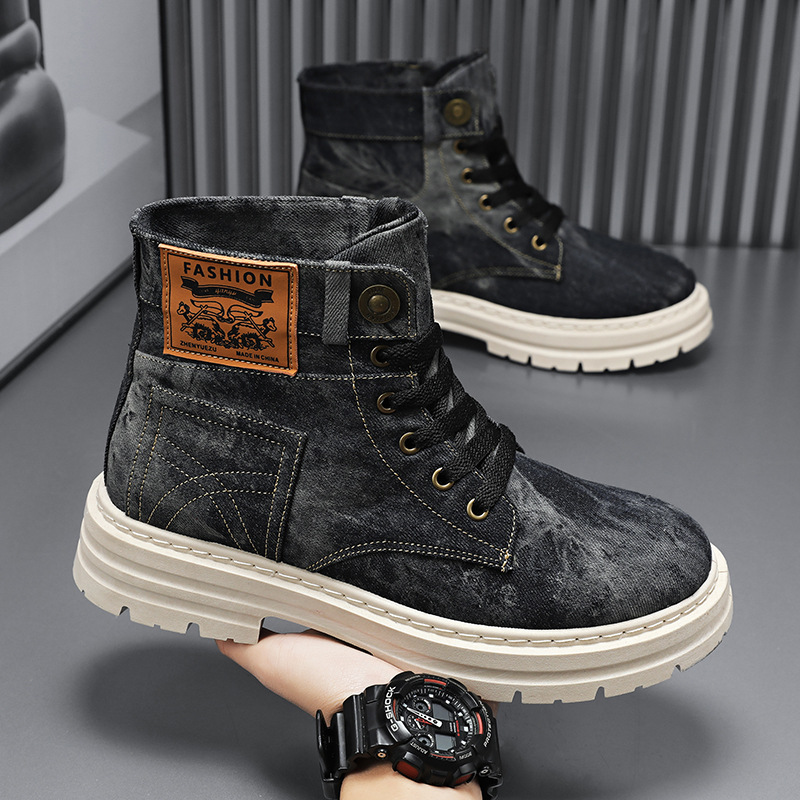 Spring High Top Mens Shoes 202 - Canvas Sneaker High avaliação e preço