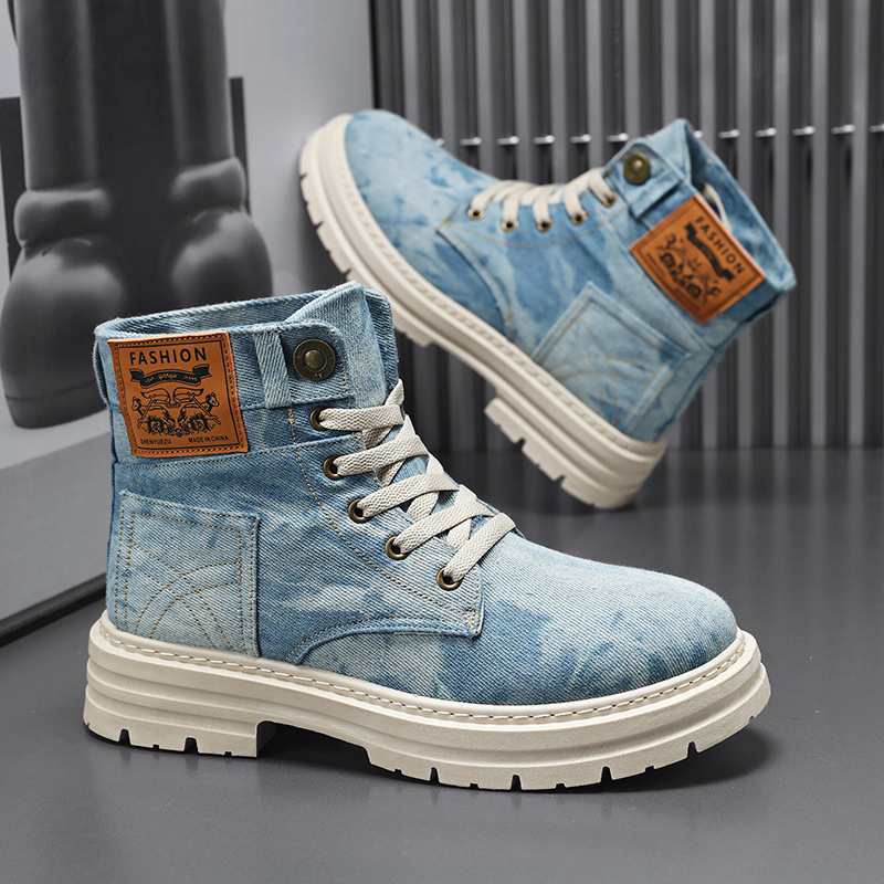 Spring High Top Mens Shoes 202 - Canvas Sneaker High avaliação e preço
