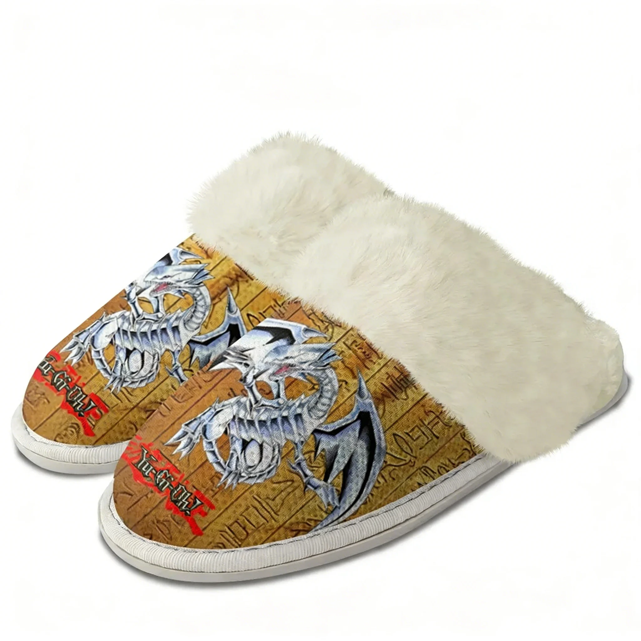 Yu Gi Oh Anime Plush Slippers  - Men'S Shoes Lightweight avaliação e preço