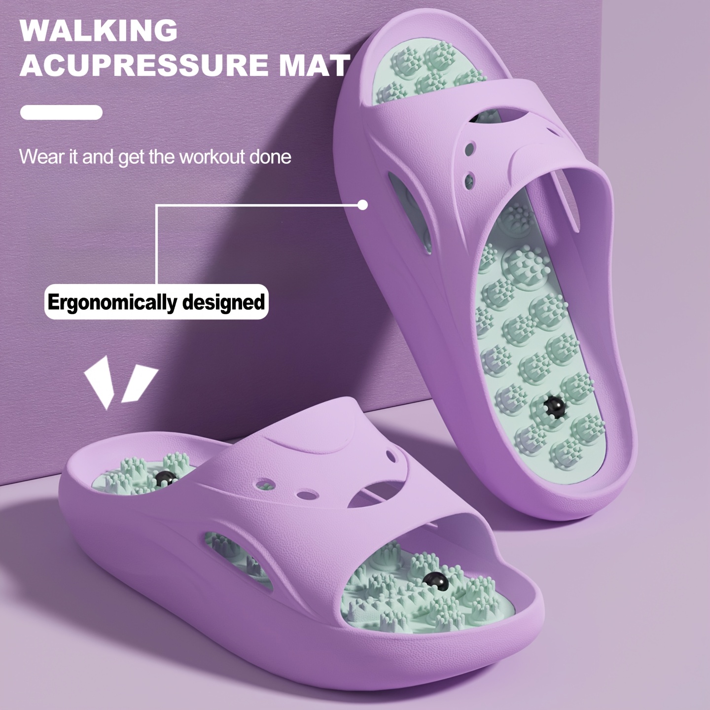 Women Men EVA Massage Slippers - Men Shoes Size To Women avaliação e preço