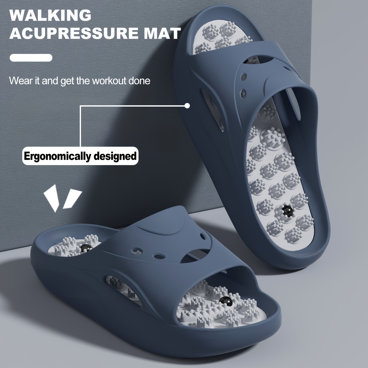 Women Men EVA Massage Slippers - Men Shoes Size To Women avaliação e preço
