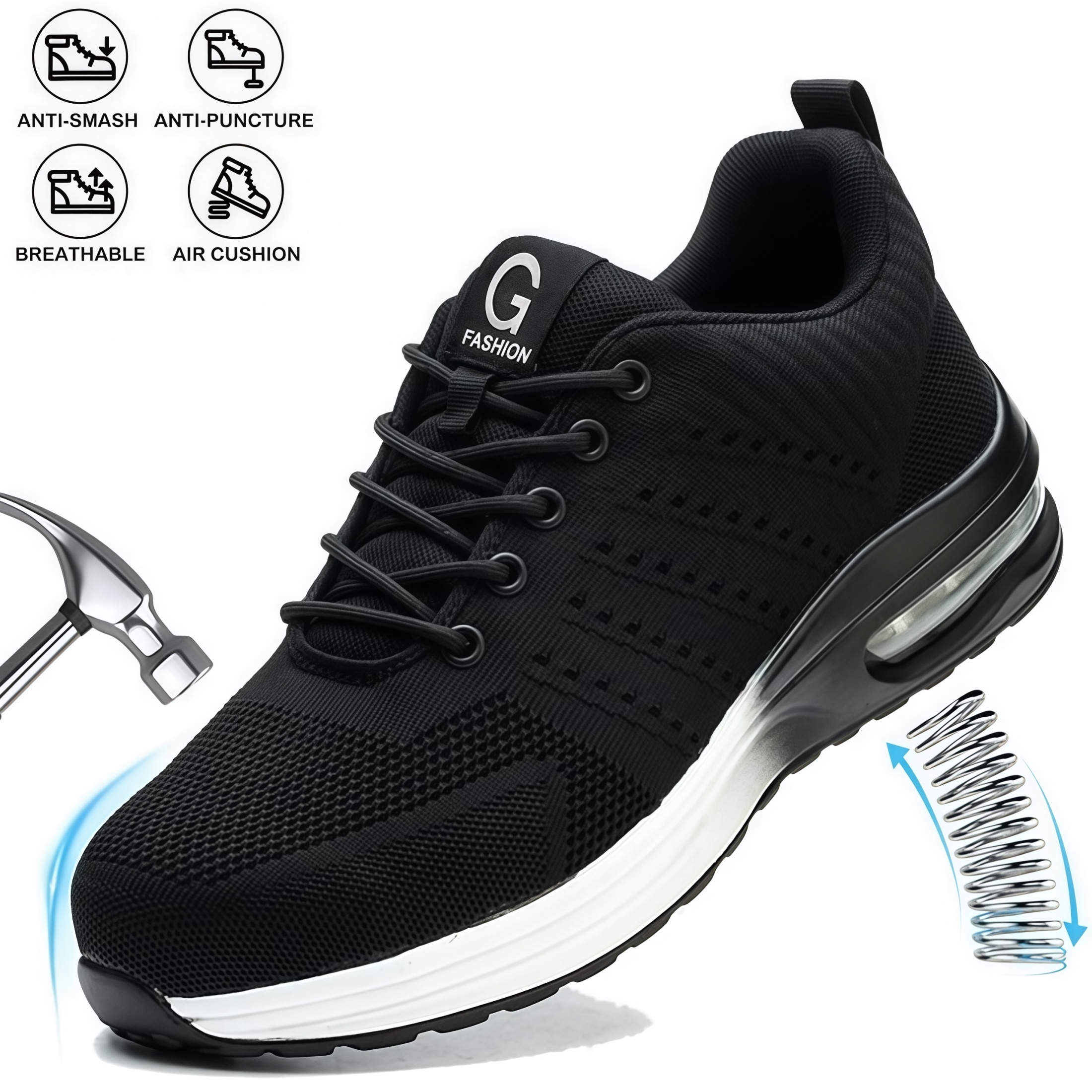 Indestructible Safety Shoes Fo - Men'S Shoes Lightweight avaliação e preço