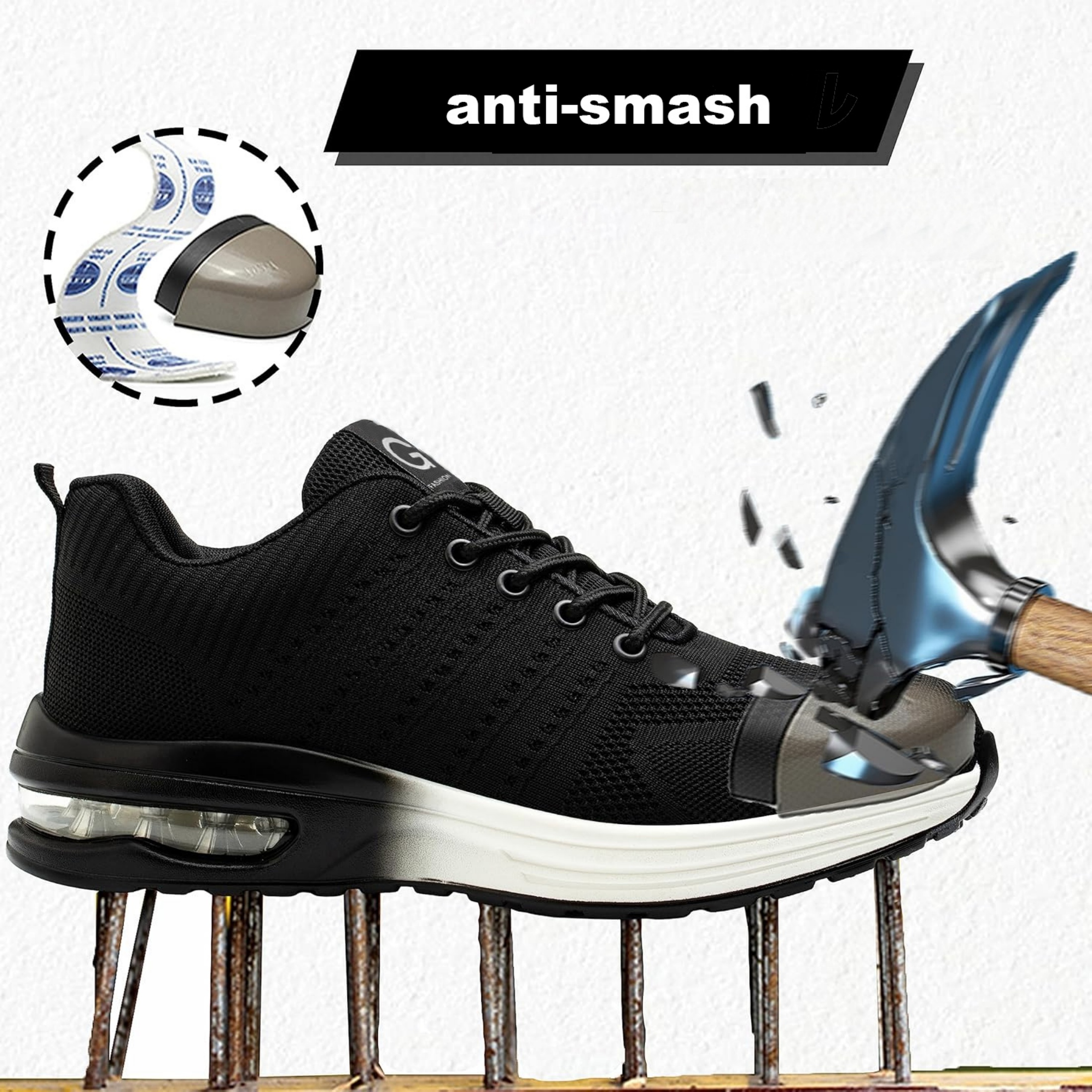 Indestructible Safety Shoes Fo - Men'S Shoes Lightweight avaliação e preço