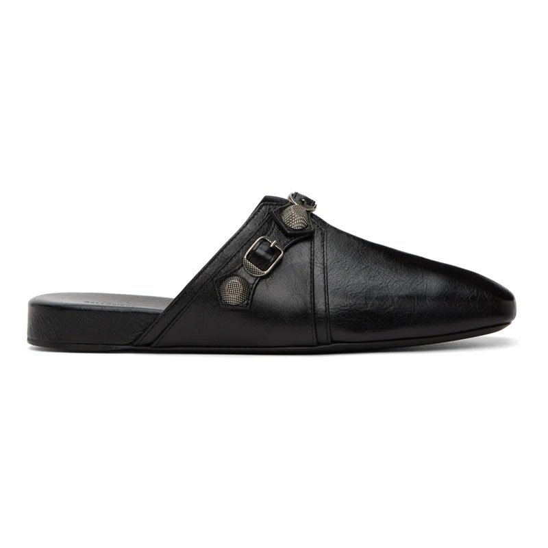 Black Soft Leather Square Toes - Men'S Shoes Qn avaliação e preço