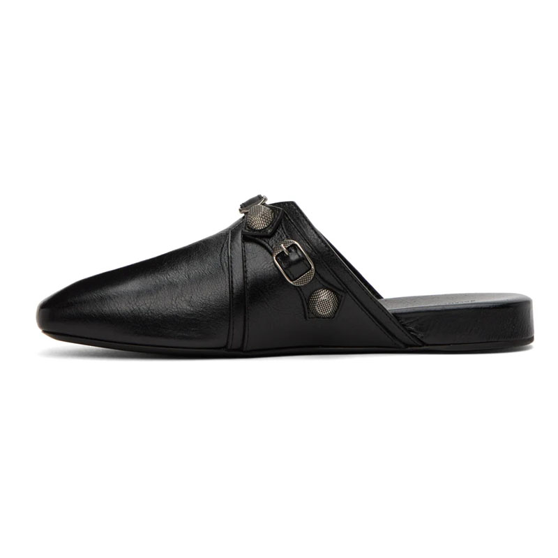 Black Soft Leather Square Toes - Men'S Shoes Qn avaliação e preço