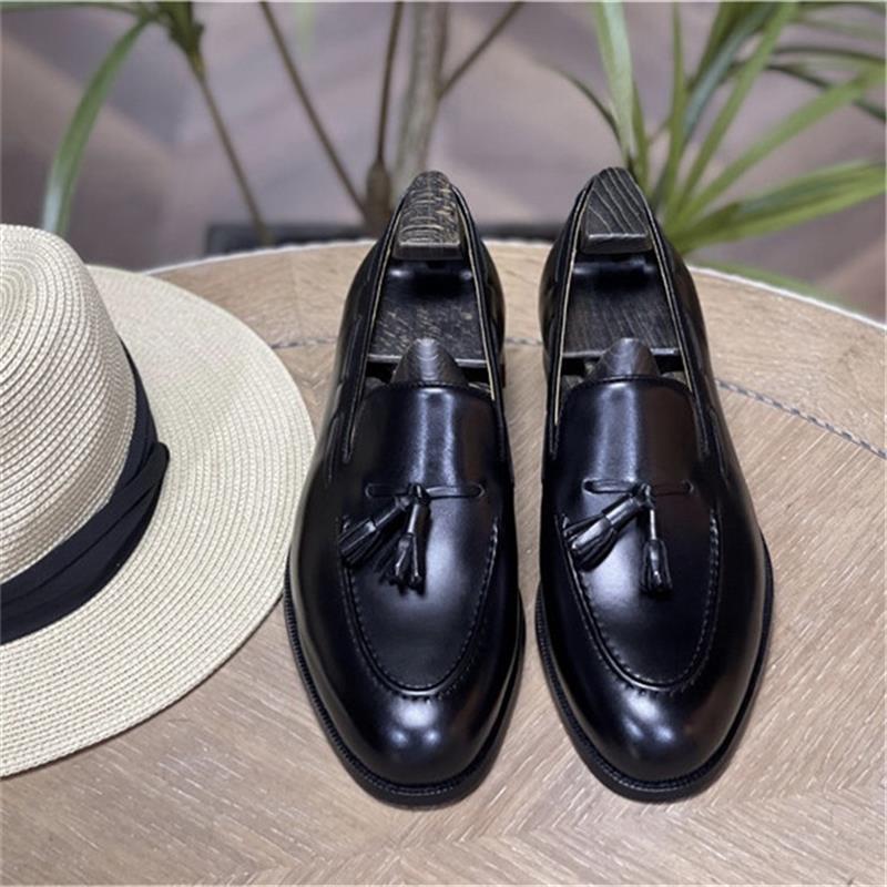 Retro Men Loafers Real Leather - Monk Strap Shoe avaliação e preço