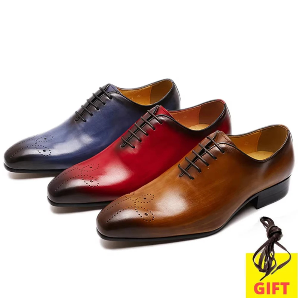 Mens Oxford Genuine Leather Sh - Monk Strap Shoe avaliação e preço