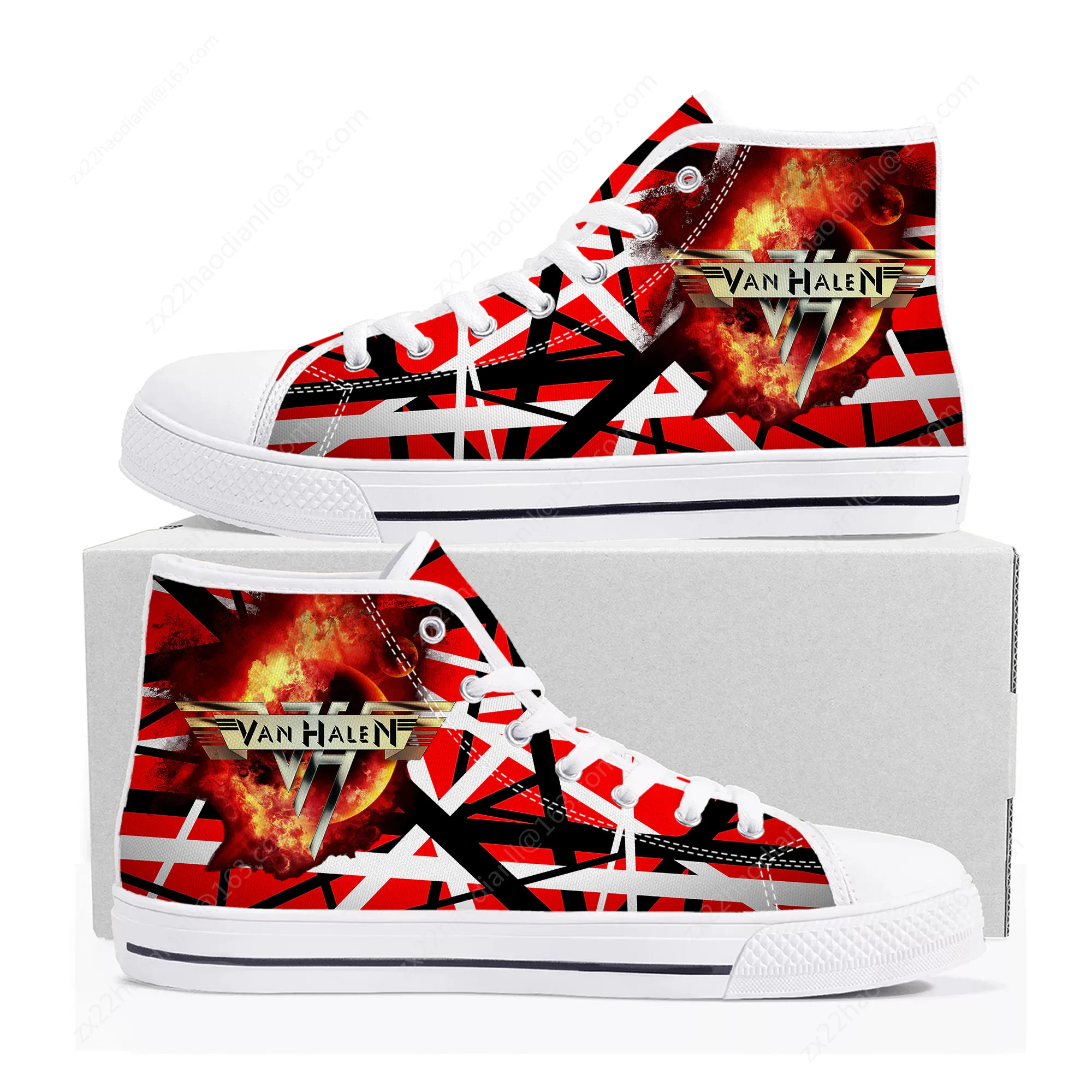 Van Evh 5150 Stripes Halen Hig - Canvas Sneaker High avaliação e preço