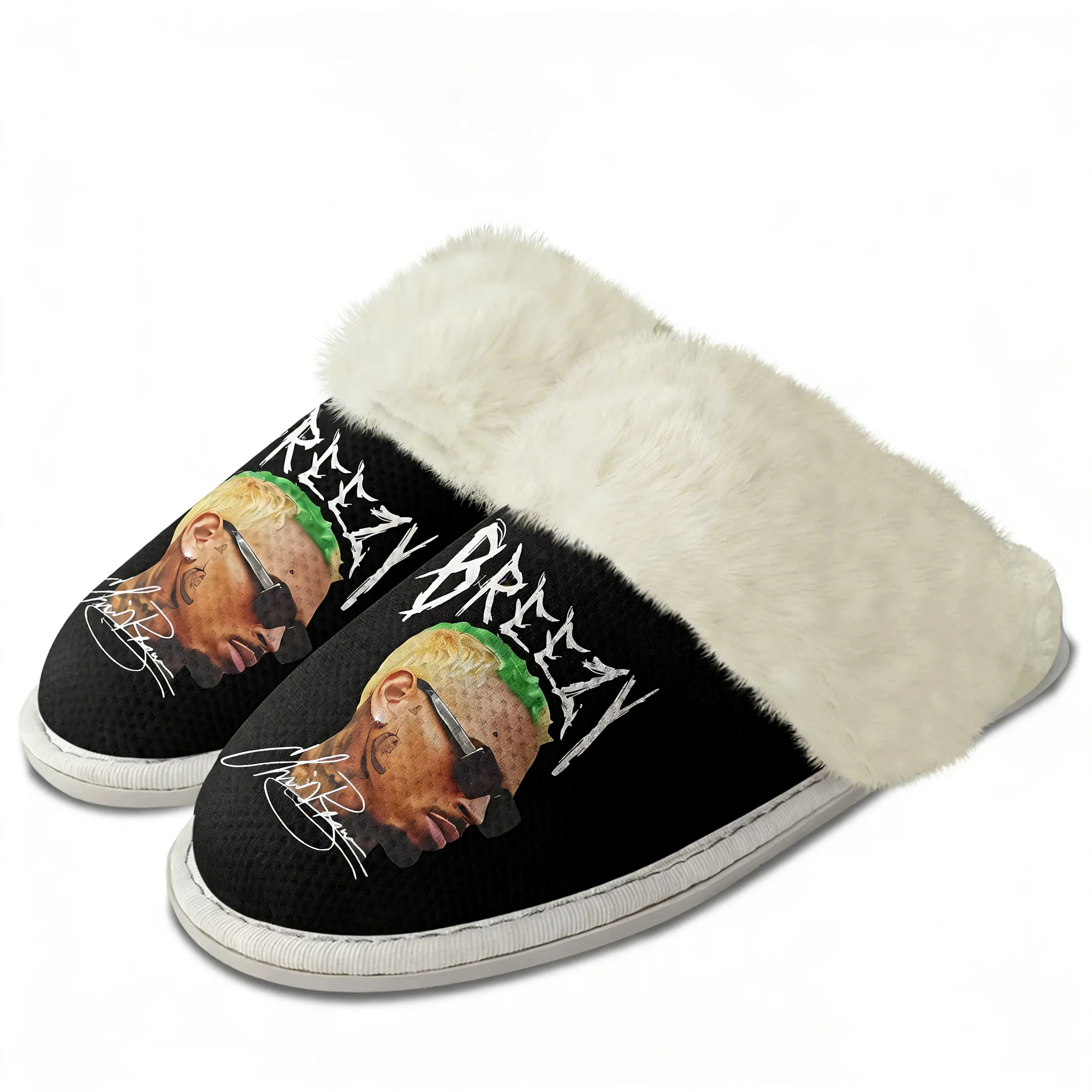 Chris Brown Plush Slippers Kee - Men'S Shoes Lightweight avaliação e preço