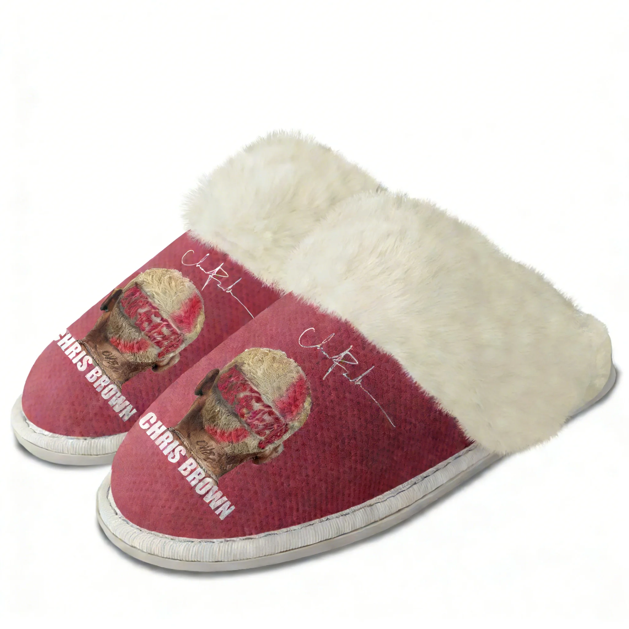 Chris Brown Plush Slippers Kee - Men'S Shoes Lightweight avaliação e preço