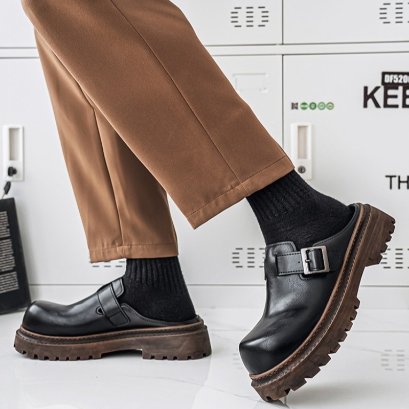 Men's Bag Head Platform Slippe - Men'S Shoes Qn avaliação e preço