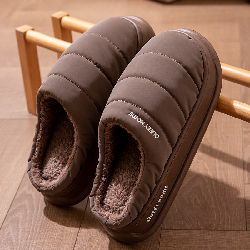 Men's New Winter Down Slippers - Men'S Shoes Water Resistant avaliação e preço