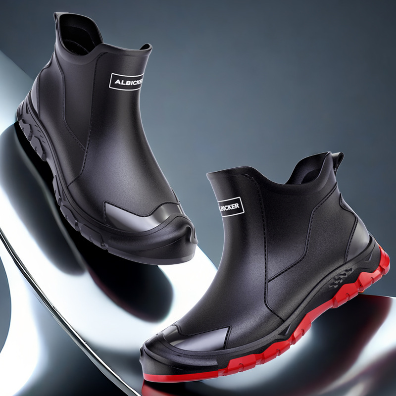 Men's Short Rain Boots Urban W - Men'S Shoes Water Resistant avaliação e preço