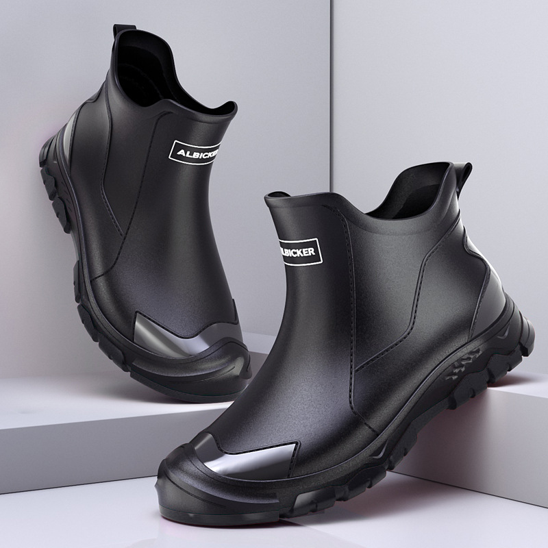 Men's Short Rain Boots Urban W - Men'S Shoes Water Resistant avaliação e preço