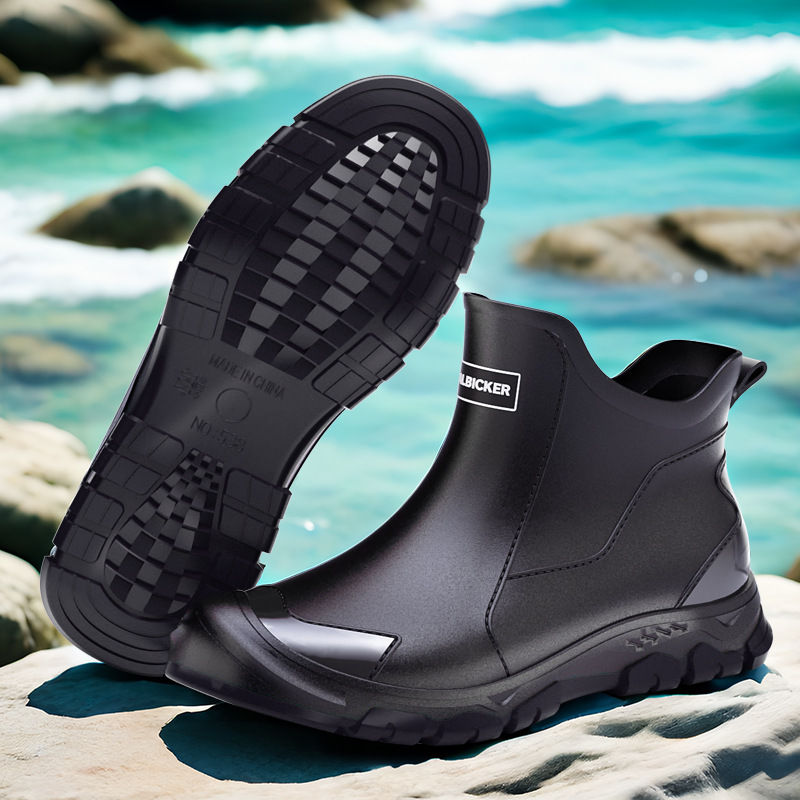Men's Short Rain Boots Urban W - Men'S Shoes Water Resistant avaliação e preço