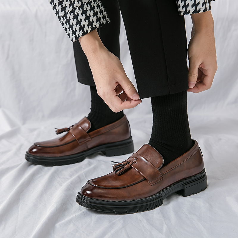 High Quality Men Leather Forma - Men'S Shoes Drivers avaliação e preço