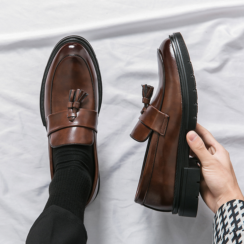 High Quality Men Leather Forma - Men'S Shoes Drivers avaliação e preço
