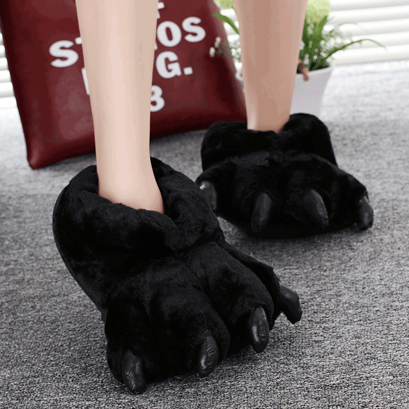 Size 35-43 Black Animal Paw Sh - Men Shoes Size To Women avaliação e preço