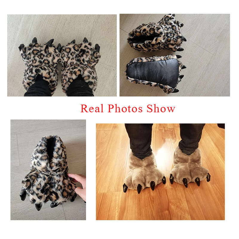 Size 35-43 Black Animal Paw Sh - Men Shoes Size To Women avaliação e preço