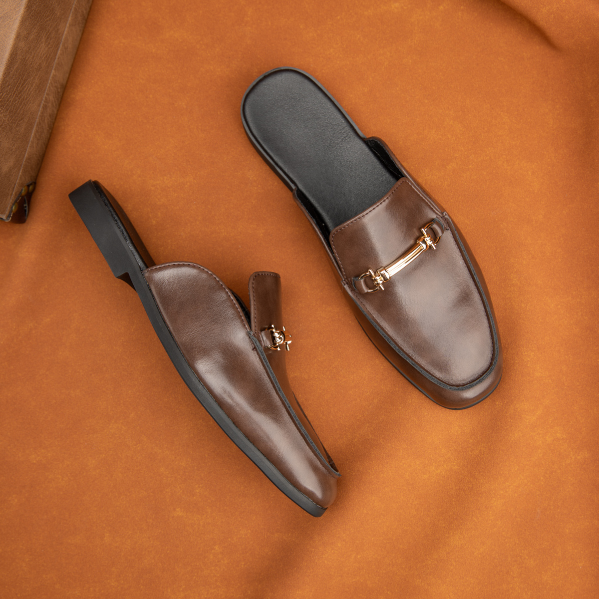 Fashion Men's Slip-on Half Sli - Men'S Shoes Qn avaliação e preço