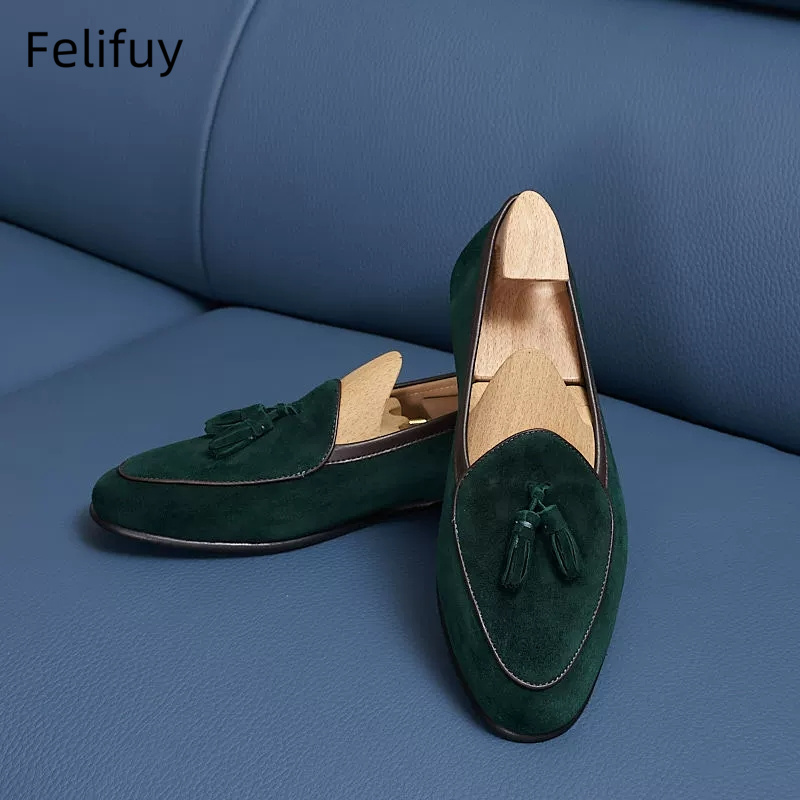Italian kinds Cow Suede Men's  - Men Shoes Kinds avaliação e preço