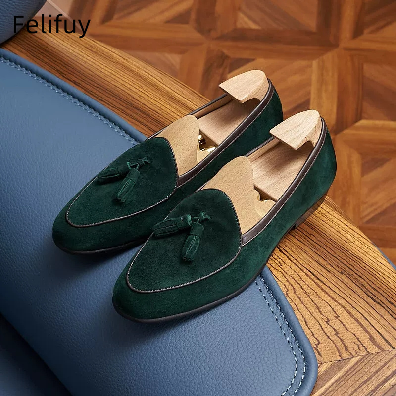 Italian kinds Cow Suede Men's  - Men Shoes Kinds avaliação e preço