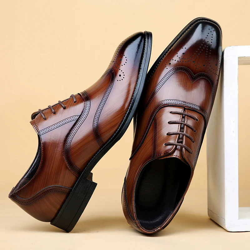 Luxury Brand Men's Glossy Leat - Monk Strap Shoe avaliação e preço