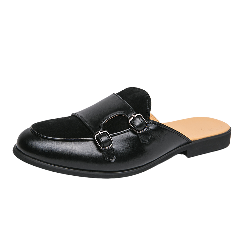 Fashion Black Green Monk Strap - Monk Strap Shoe avaliação e preço