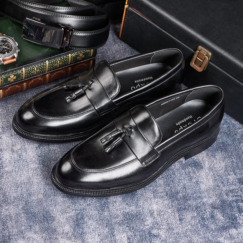 Men's Casual Breathable Leathe - Monk Strap Shoe avaliação e preço