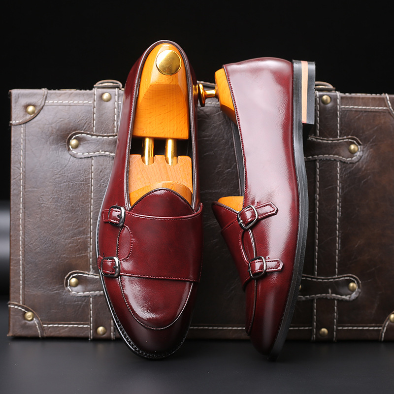 Fashion Men Loafer New Handmad - Monk Strap Shoe avaliação e preço