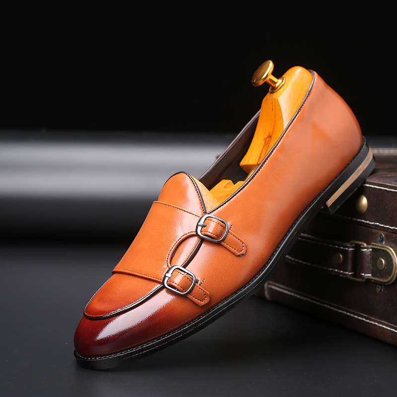 Fashion Men Loafer New Handmad - Monk Strap Shoe avaliação e preço