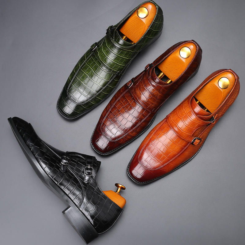 Patent Leather Mens Loafers We - Monk Strap Shoe avaliação e preço