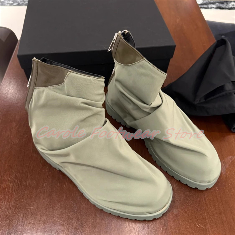 Pleated Nylon Cloth High Top M - Men'S Shoes To Increase Height avaliação e preço
